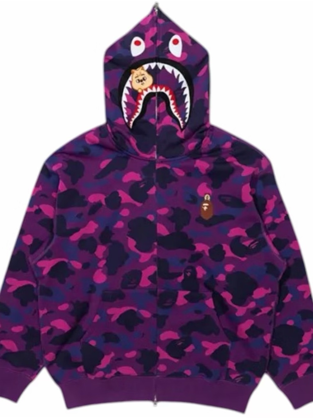Stray kids Han quokka bape zip up hoodie size XL 100% authentic